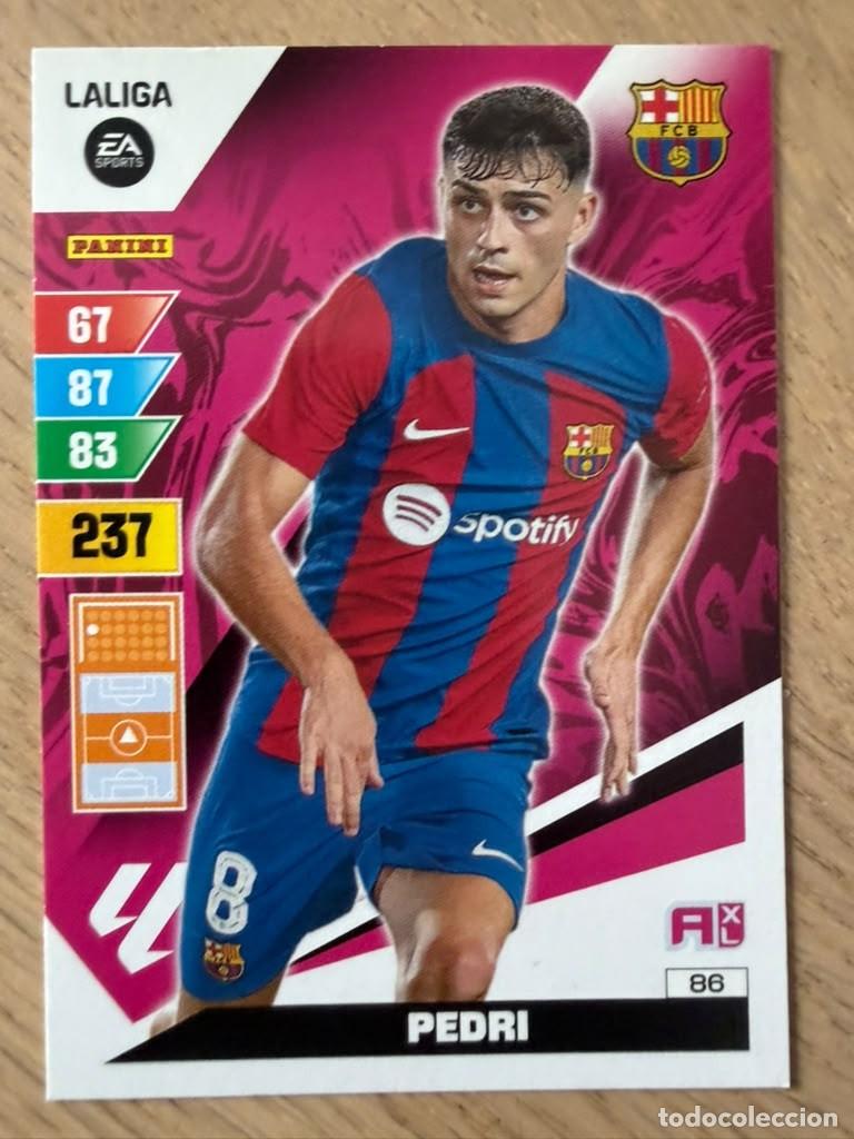 Figurine di Calcio: 86 PEDRI BARCELONA 23 24 2023 2024 LIGA EA SPORT PANINI ADRENALYN XL CARD