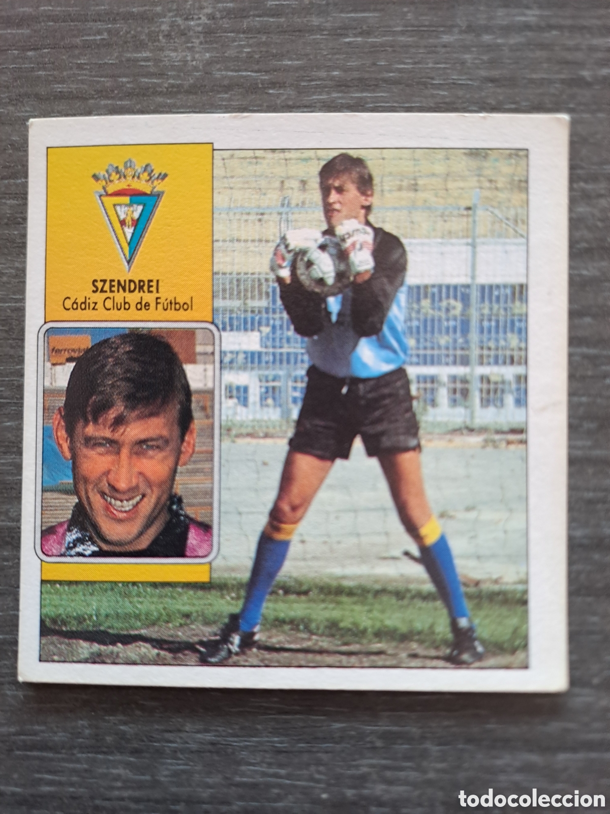 Cromos de f&uacute;tbol: LIGA ESTE 92-93 &mdash; SZENDREI &mdash; C&Aacute;DIZ &mdash; BAJA Cromo original de Szendrei, jugador del C&aacute;diz CF, pertene