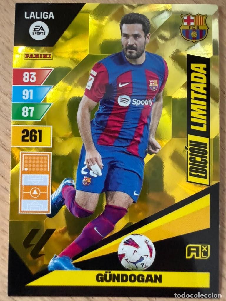 Cromos de f&uacute;tbol: GUNDOGAN EDICION LIMITADA BARCELONA 23 24 2023 2024 LIGA EA SPORT PANINI ADRENALYN XL CARD
