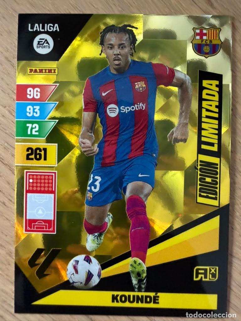 Cromos de f&uacute;tbol: KOUNDE EDICION LIMITADA BARCELONA 23 24 2023 2024 LIGA EA SPORT PANINI ADRENALYN XL CARD