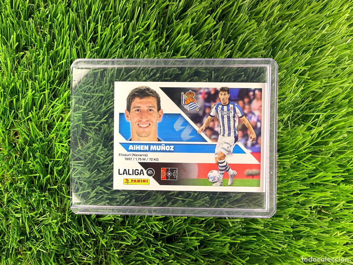 Cromos de f&uacute;tbol: N&ordm; 9 Aihen Mu&ntilde;oz Real Sociedad Liga Este 26 27