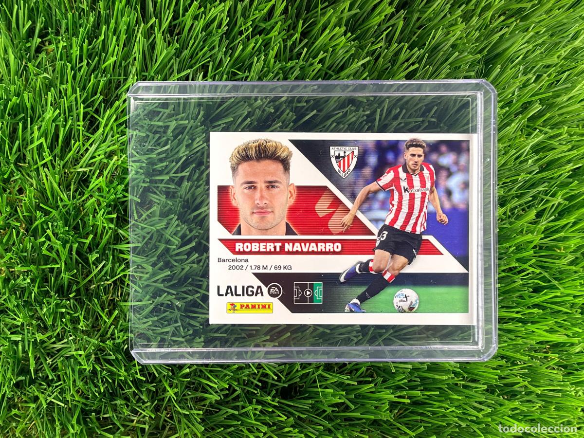 Cromos de f&uacute;tbol: N&ordm; 17A Robert Navarro Athletic Club Liga Este 26 27