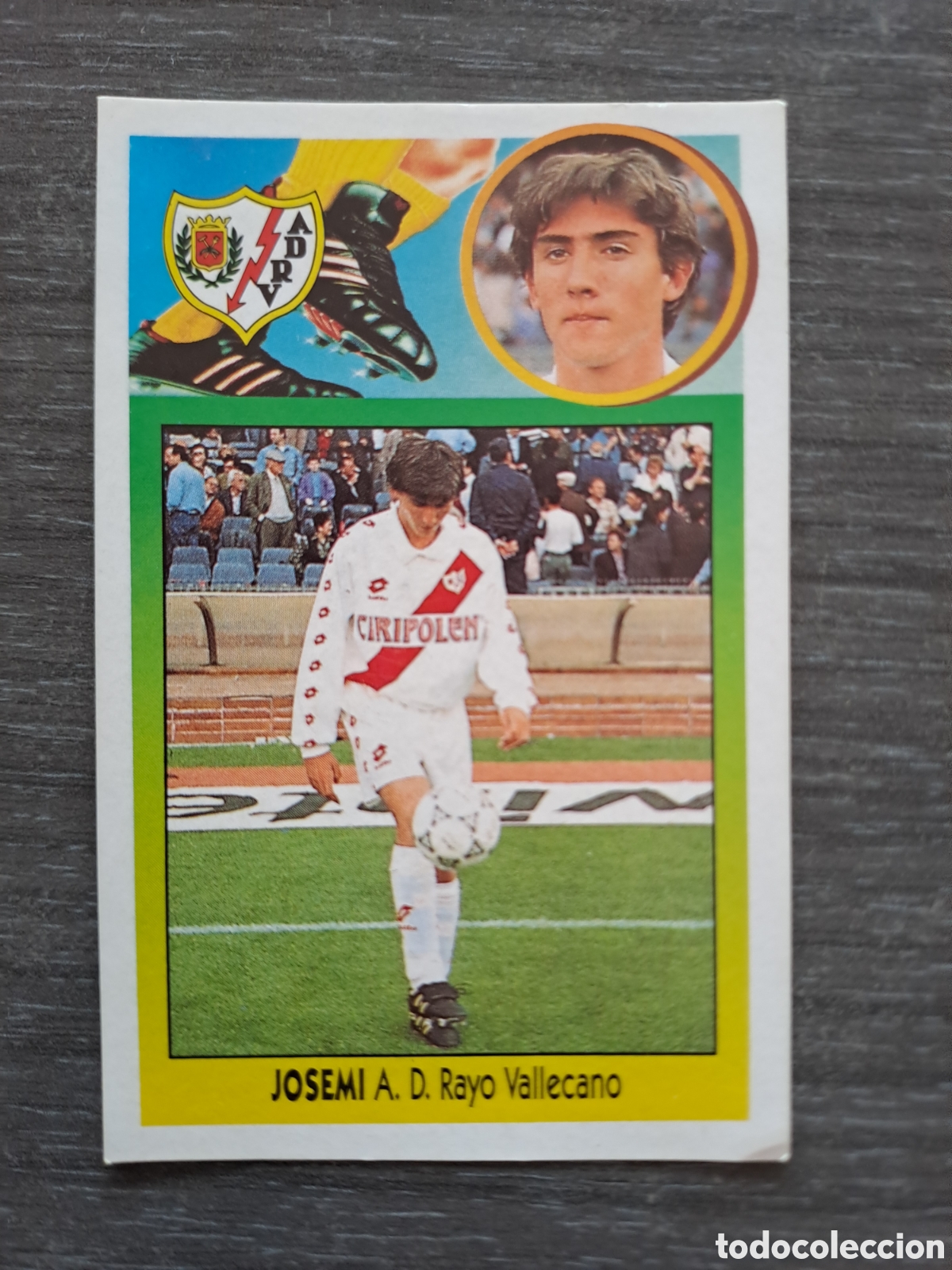 Cromos de f&uacute;tbol: LIGA ESTE 93-94 &mdash; JOSEMI &mdash; RAYO VALLECANO &mdash; ADHESIVO Cromo original de Josemi, jugador del Rayo