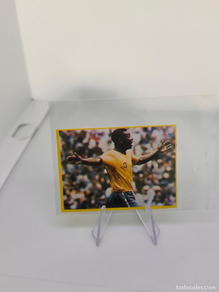 Cromos de f&uacute;tbol: Pele #34 Brasil Danone Futbol en Accion 1982