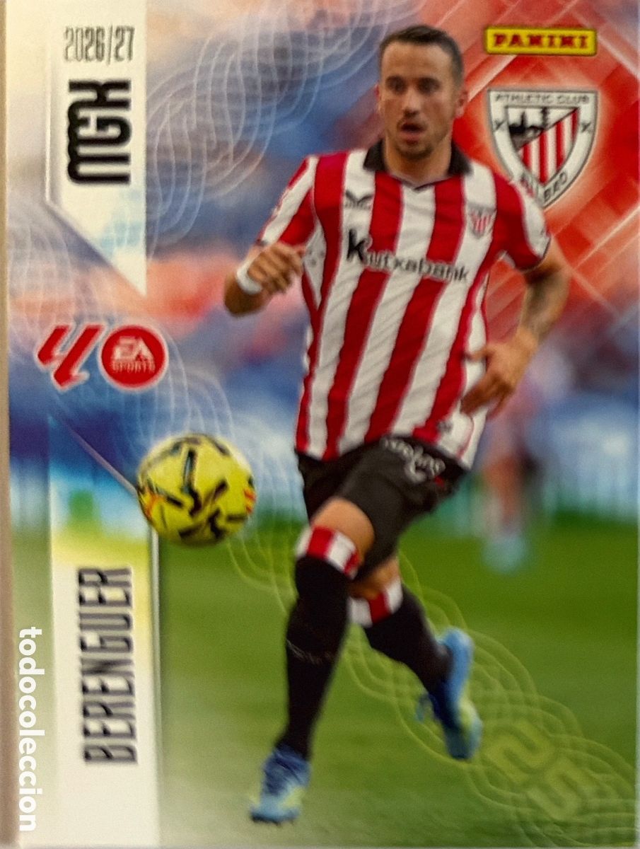 Fu&szlig;ball-Sticker: 50 Berenguer (ATHL. BILBAO) - MEGACRACKS 2026/27 (PANINI)