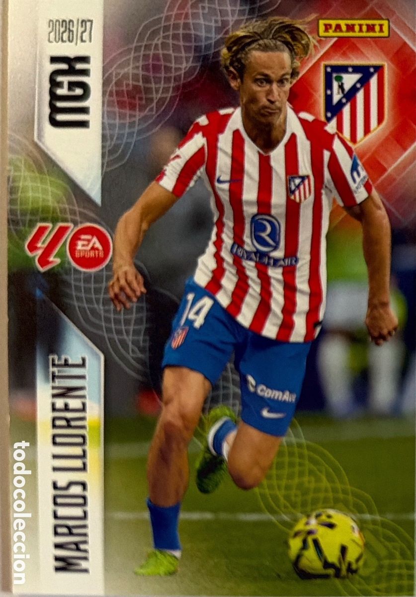 Fu&szlig;ball-Sticker: 58 Marcos Llorente (ATL. MADRID) - MEGACRACKS 2026/27 (PANINI)
