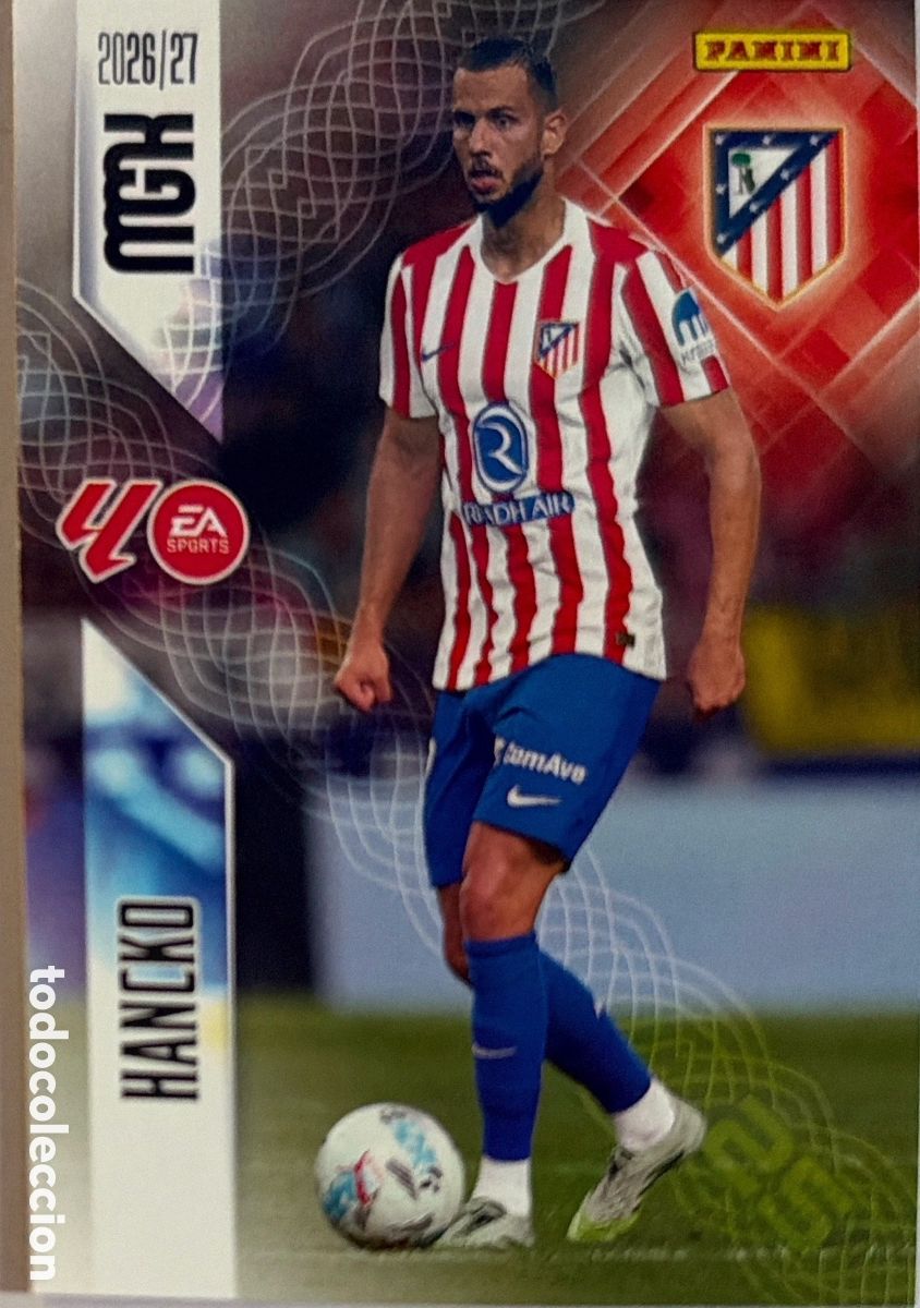 Fu&szlig;ball-Sticker: 62 Hancko (ATL. MADRID) - MEGACRACKS 2026/27 (PANINI)