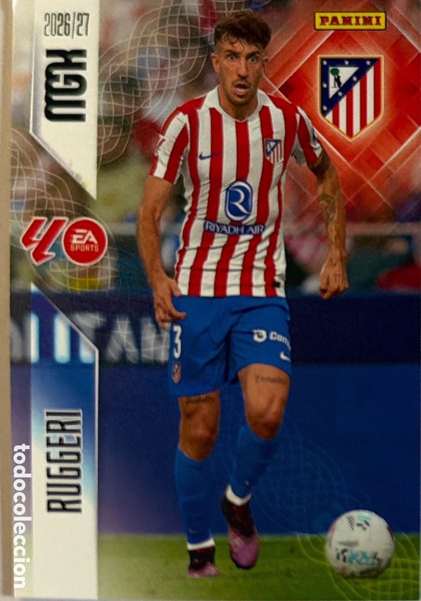 Fu&szlig;ball-Sticker: 63 Ruggeri (ATL. MADRID) - MEGACRACKS 2026/27 (PANINI)