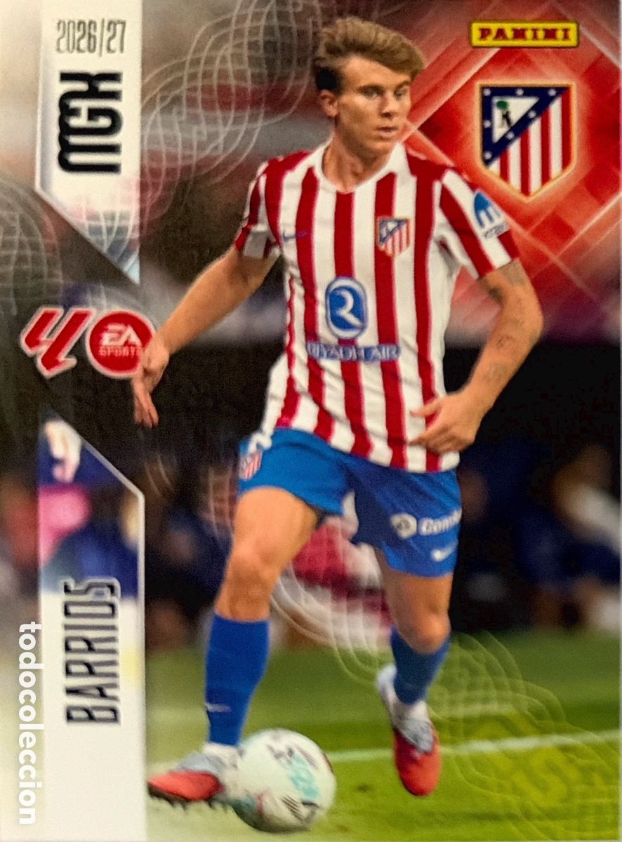 Fu&szlig;ball-Sticker: 65 Barrios (ATL. MADRID) - MEGACRACKS 2026/27 (PANINI)