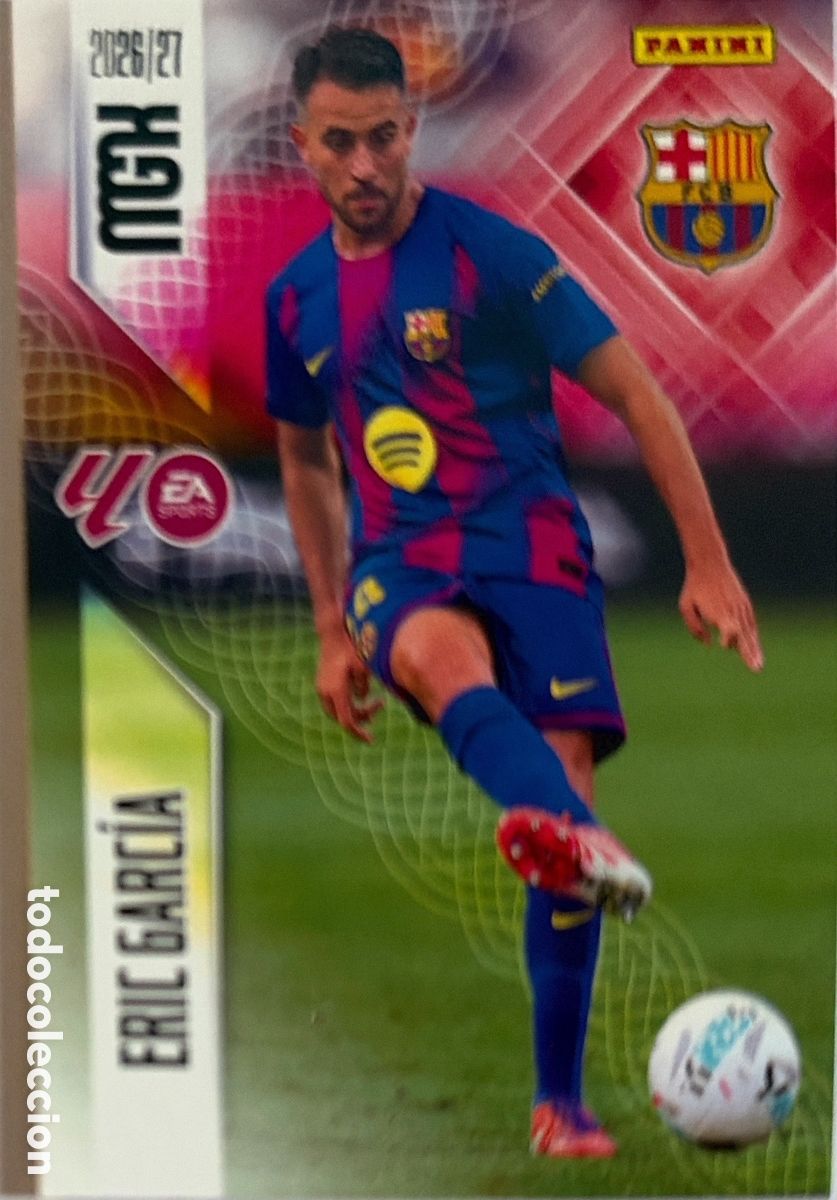 Fu&szlig;ball-Sticker: 79 Eric Garc&iacute;a (BARCELONA) - MEGACRACKS 2026/27 (PANINI)
