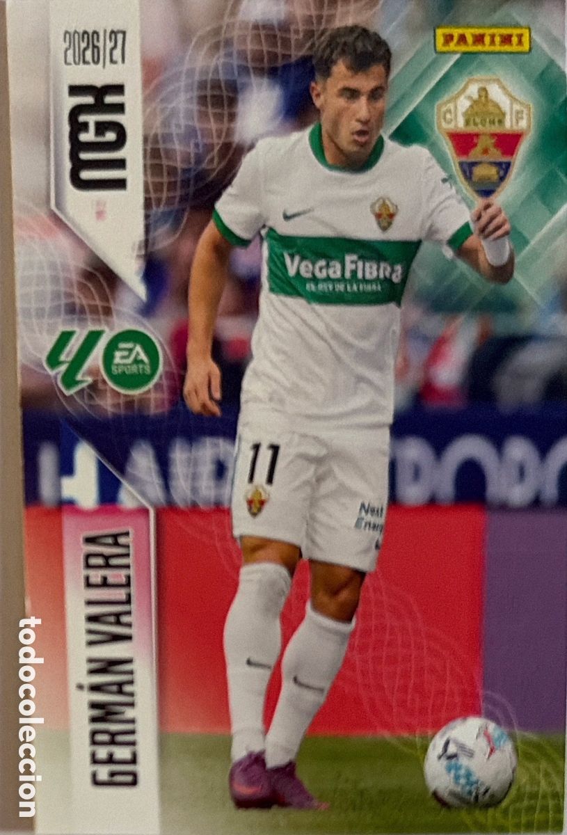 Cromos de f&uacute;tbol: 153 Germ&aacute;n Varela (ELCHE) - MEGACRACKS 2026/27 (PANINI)