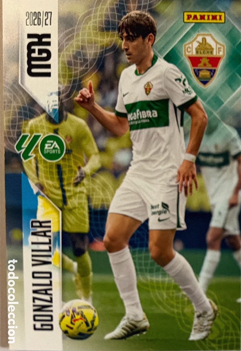 Cromos de f&uacute;tbol: 154 Gonzalo Villar (ELCHE) - MEGACRACKS 2026/27 (PANINI)