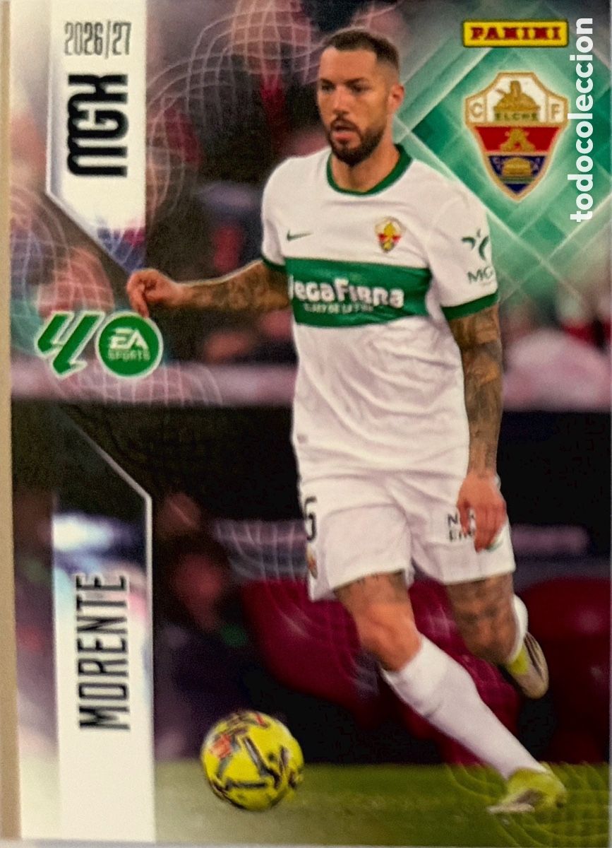 Cromos de f&uacute;tbol: 158 Morente (ELCHE) - MEGACRACKS 2026/27 (PANINI)