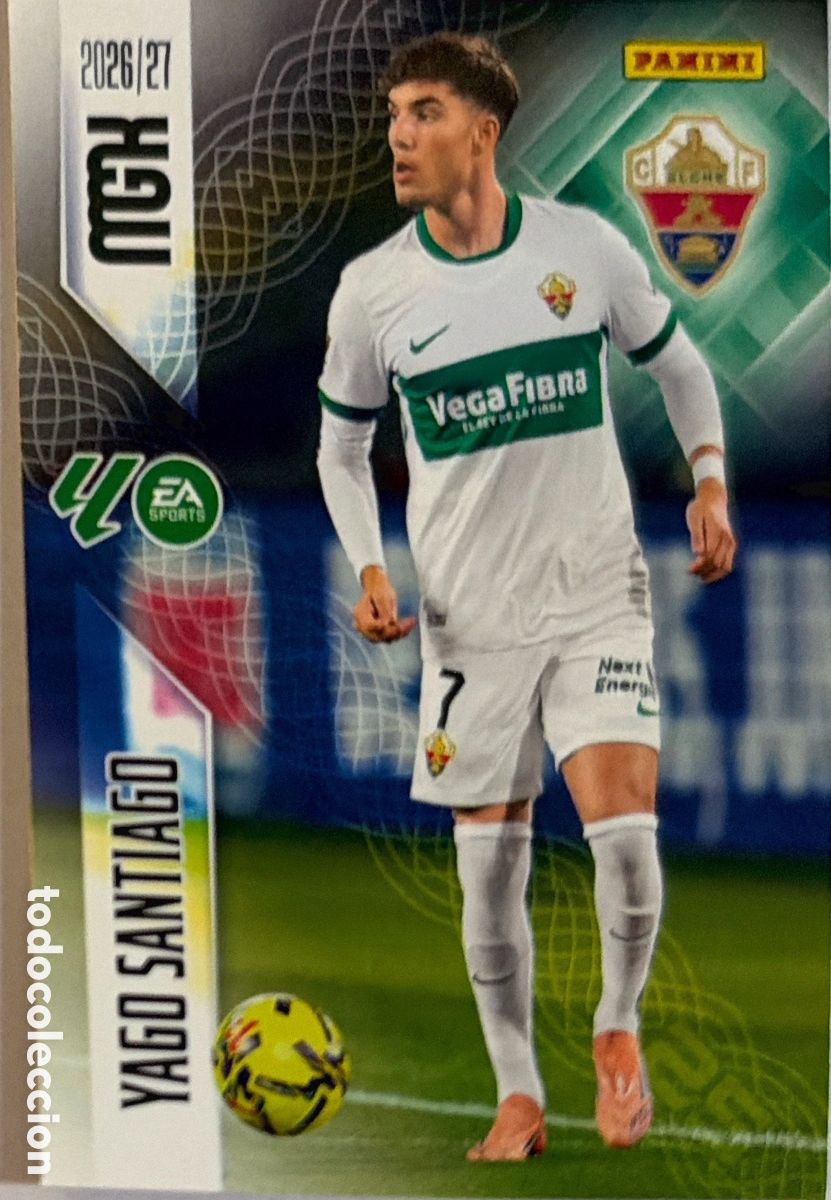 Cromos de f&uacute;tbol: 161 Yago Santiago (ELCHE) - MEGACRACKS 2026/27 (PANINI)