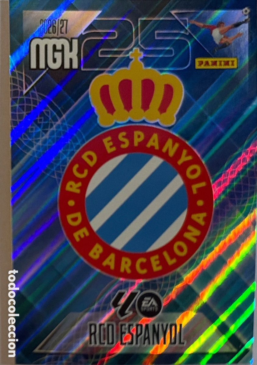 Cromos de f&uacute;tbol: 163 Escudo (ESPANYOL) - MEGACRACKS 2026/27 (PANINI)