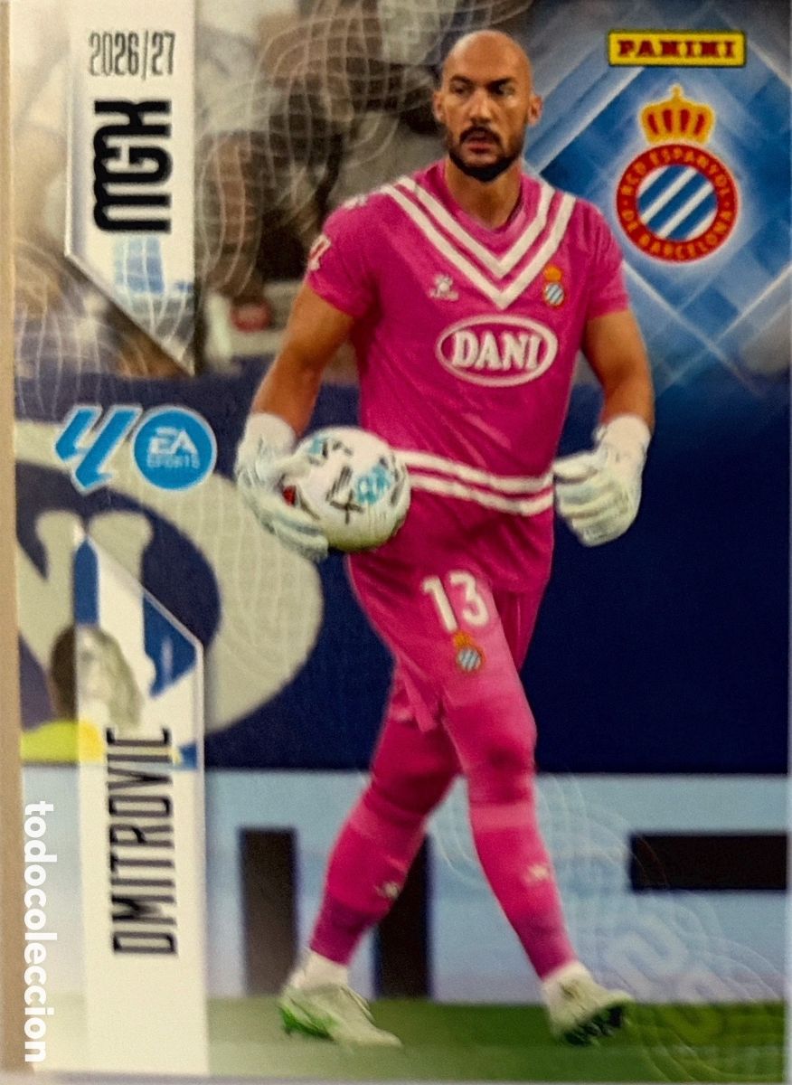 Cromos de f&uacute;tbol: 164 Dmitrović (ESPANYOL) - MEGACRACKS 2026/27 (PANINI)