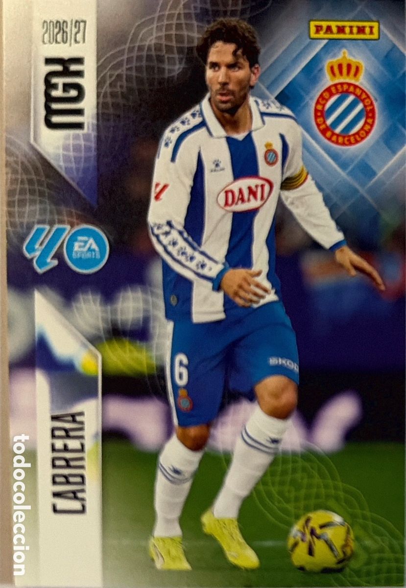 Cromos de f&uacute;tbol: 169 Cabrera (ESPANYOL) - MEGACRACKS 2026/27 (PANINI)