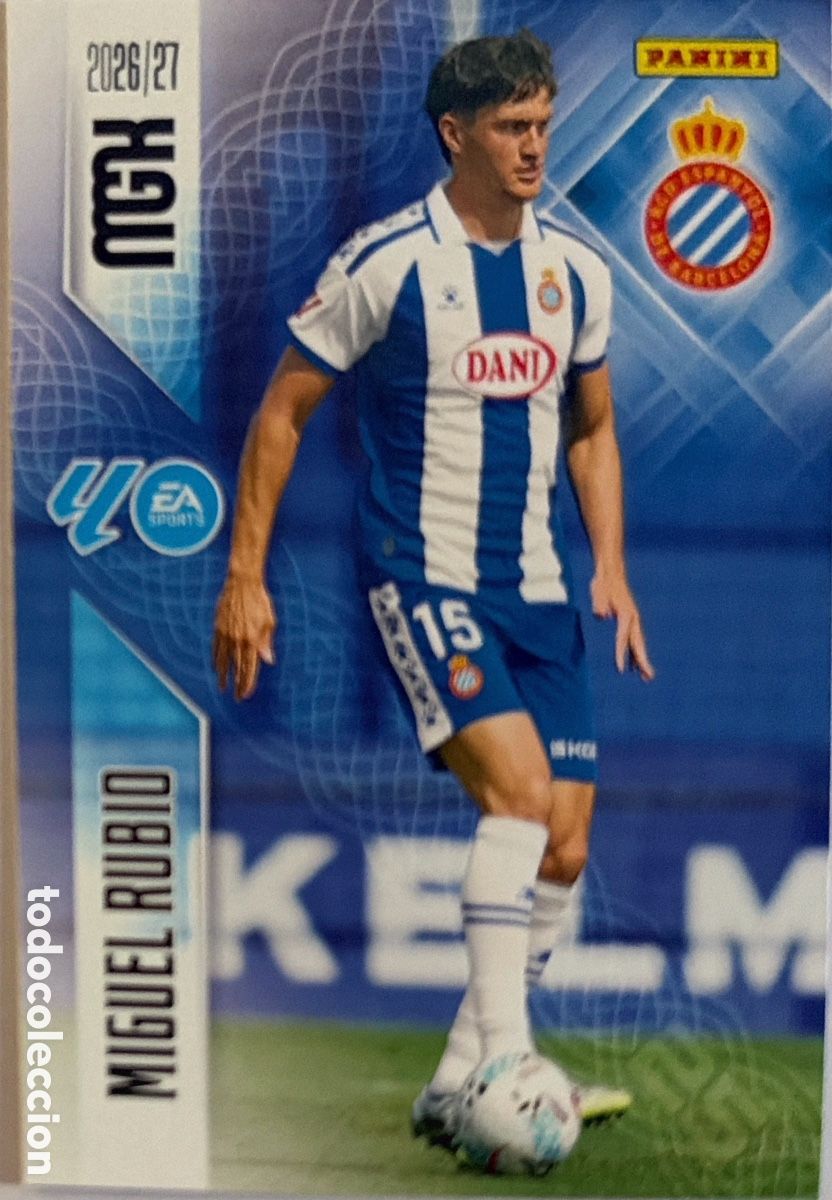 Cromos de f&uacute;tbol: 170 Miguel Rubio (ESPANYOL) - MEGACRACKS 2026/27 (PANINI)
