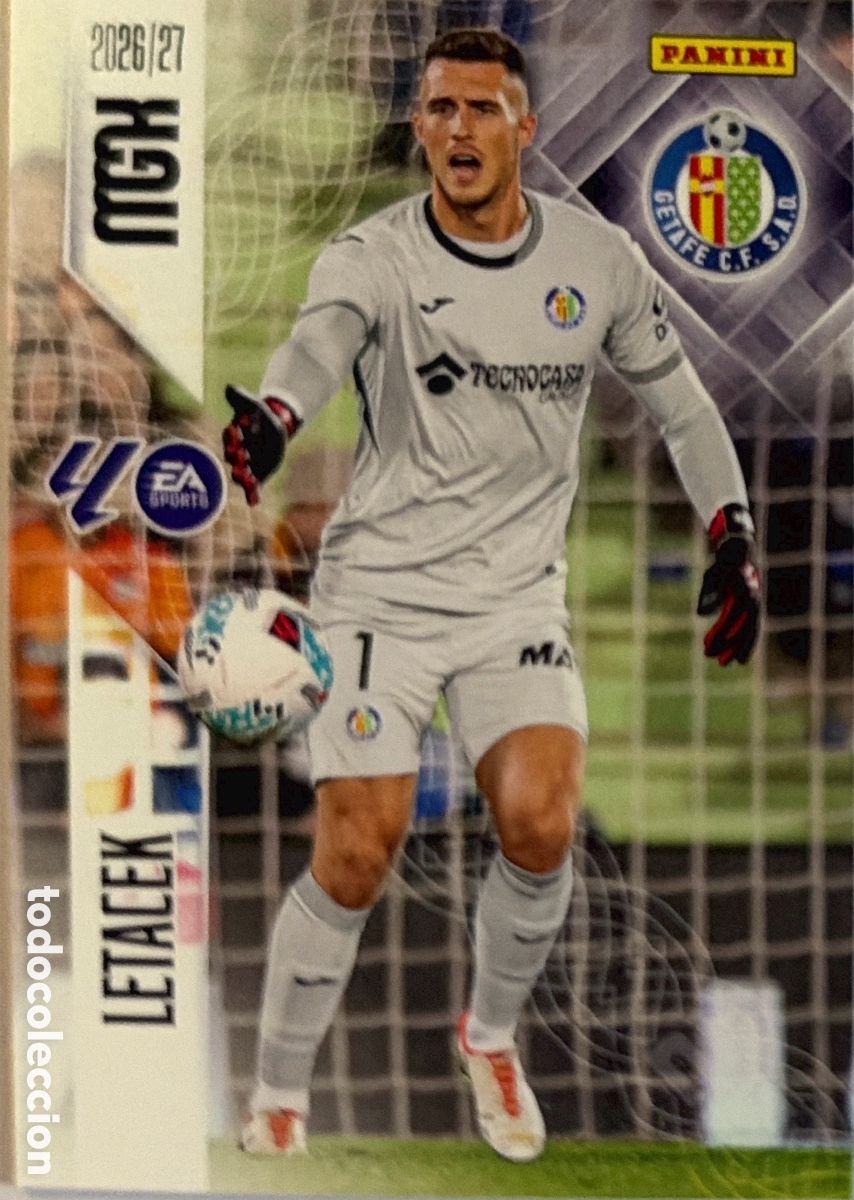 Cromos de f&uacute;tbol: 183 Let&aacute;ček (GETAFE) - MEGACRACKS 2026/27 (PANINI)