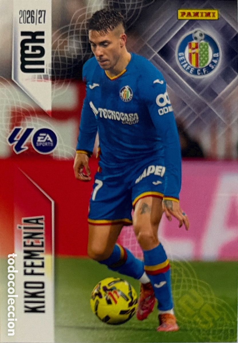 Cromos de f&uacute;tbol: 184 Kiko Femen&iacute;a (GETAFE) - MEGACRACKS 2026/27 (PANINI)