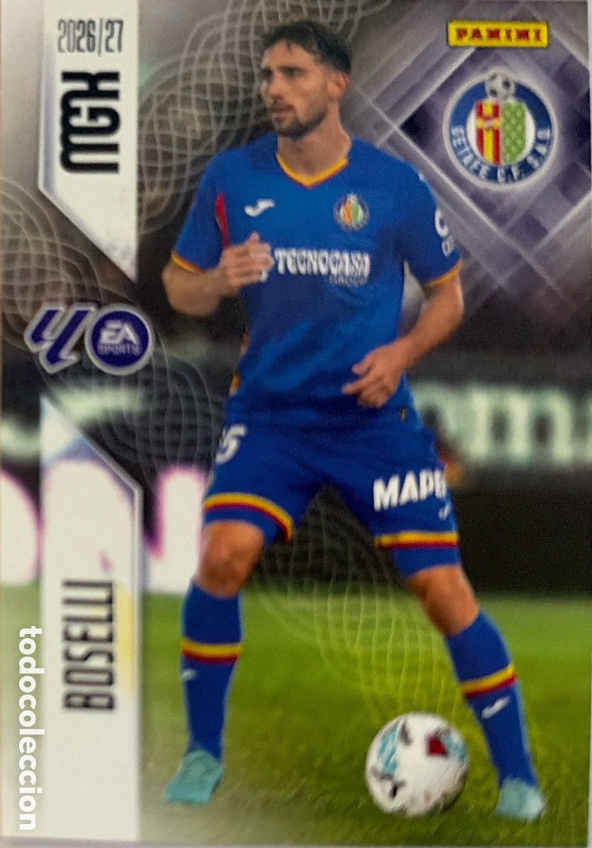 Cromos de f&uacute;tbol: 186 Boselli (GETAFE) - MEGACRACKS 2026/27 (PANINI)