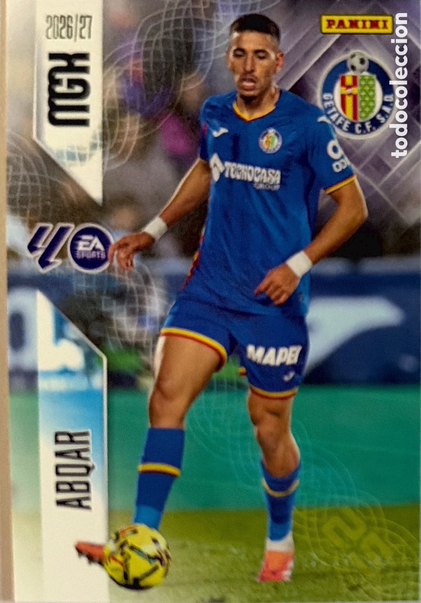 Cromos de f&uacute;tbol: 187 Abqar (GETAFE) - MEGACRACKS 2026/27 (PANINI)