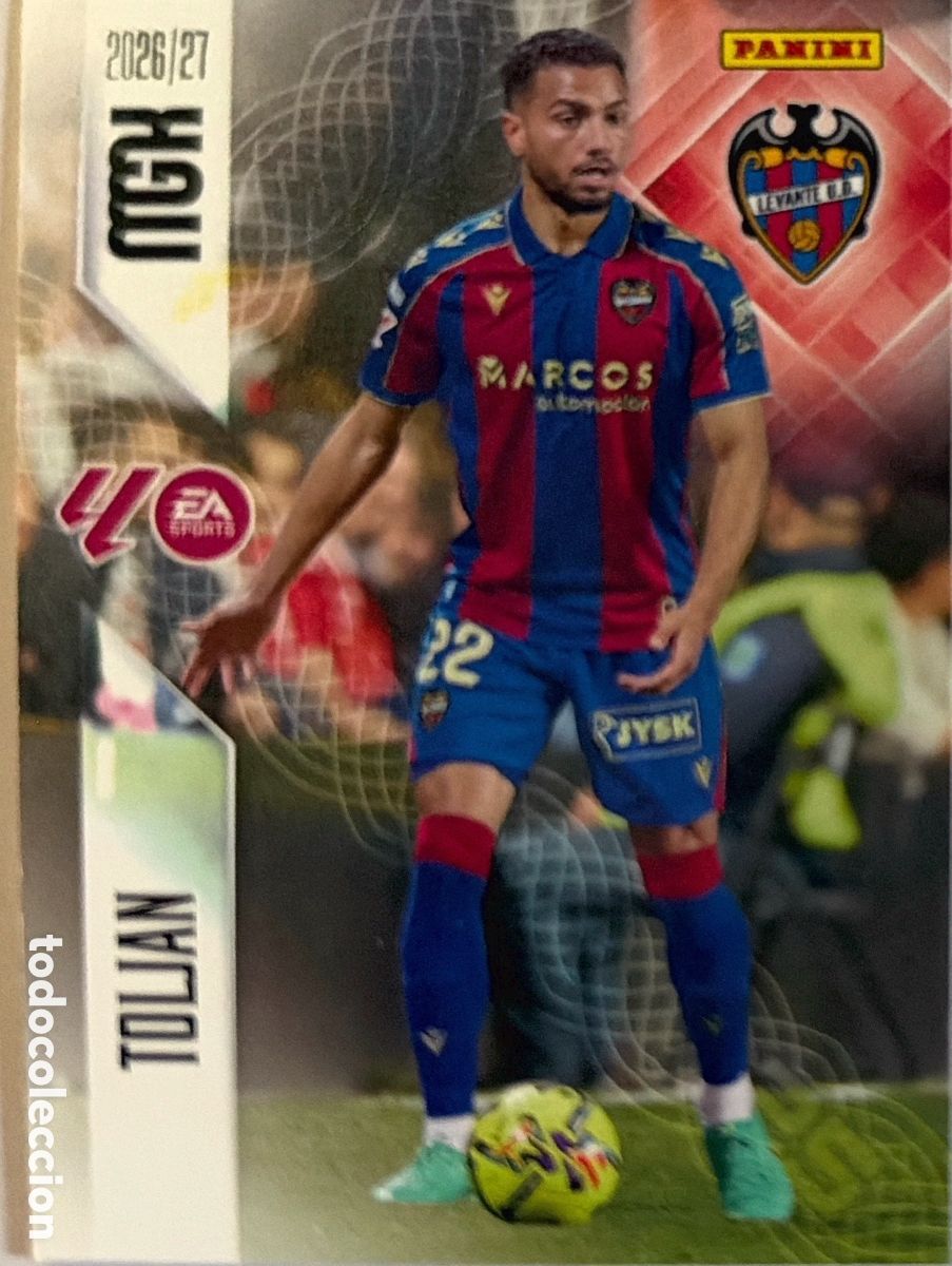 Cromos de f&uacute;tbol: 202 Toljan (LEVANTE) - MEGACRACKS 2026/27 (PANINI)