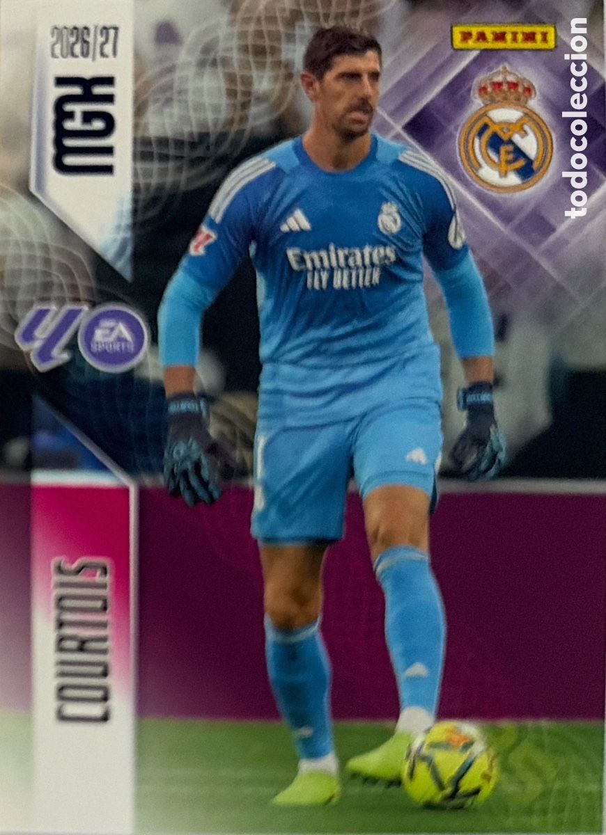 Cromos de f&uacute;tbol: 218 Courtois (R. MADRID) - MEGACRACKS 2026/27 (PANINI)