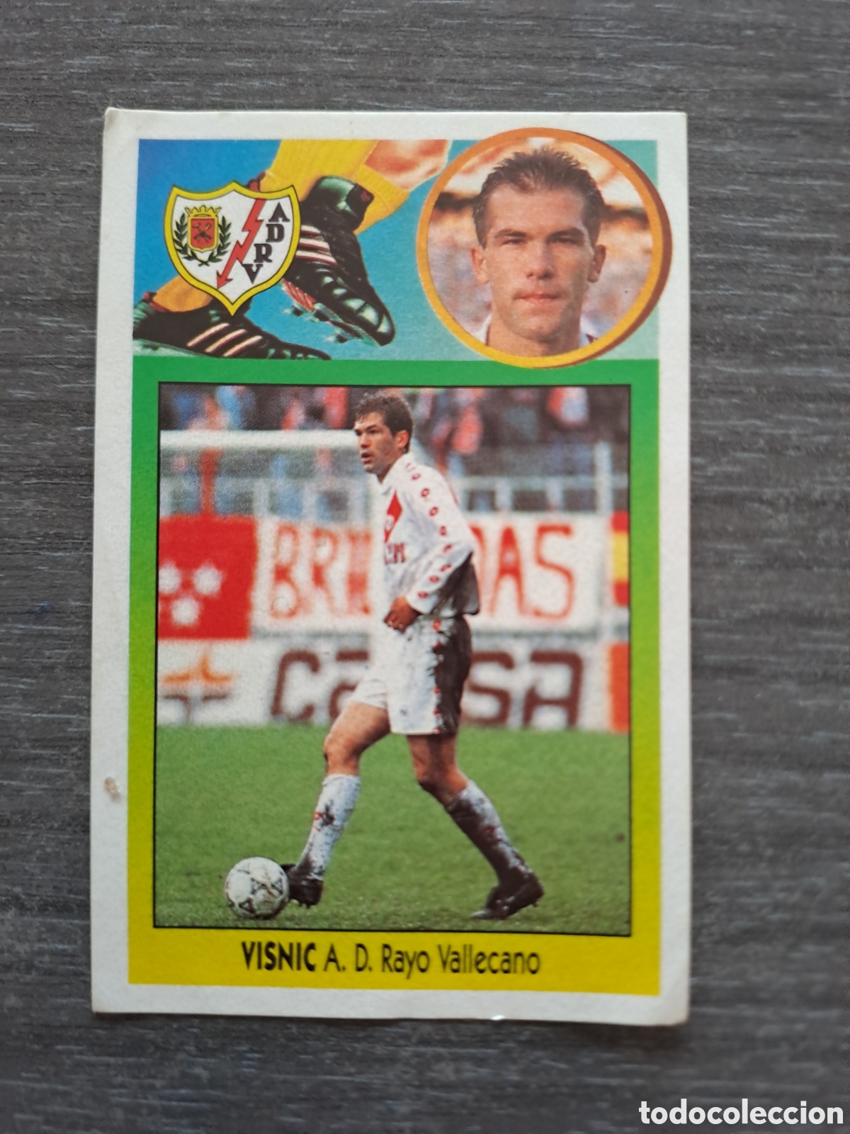 Cromos de f&uacute;tbol: LIGA ESTE 93-94 &mdash; VISNIC &mdash; RAYO VALLECANO &mdash; ADHESIVO Cromo original de Visnic, jugador del Rayo Val