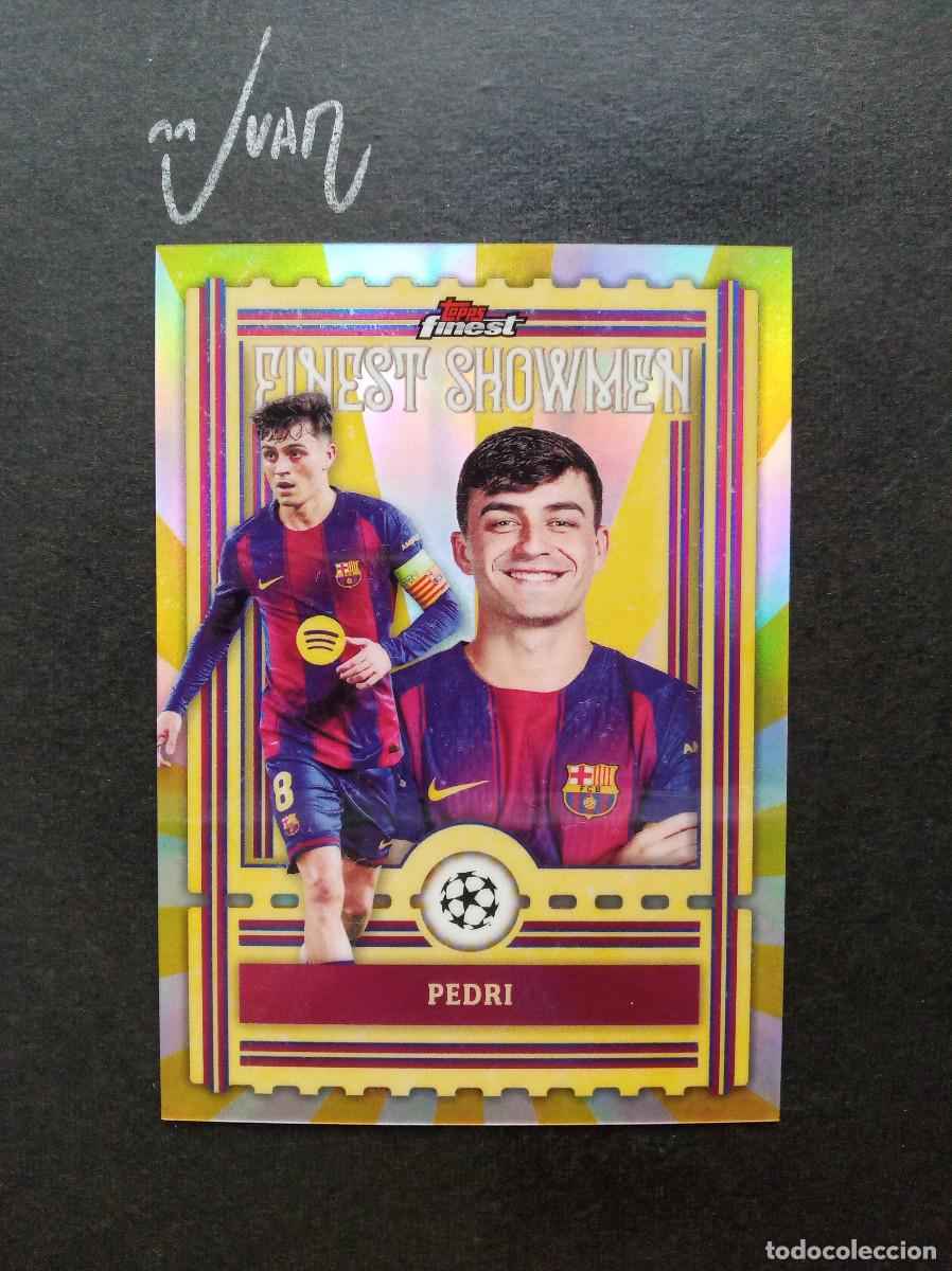 Cromos de f&uacute;tbol: FS 12 SHOWMEN PEDRI BARCELONA ESPA&Ntilde;A ⚽ TOPPS &reg; FINEST UEFA CLUB COMPETITIONS 2025 2026 25 26 NUEVO