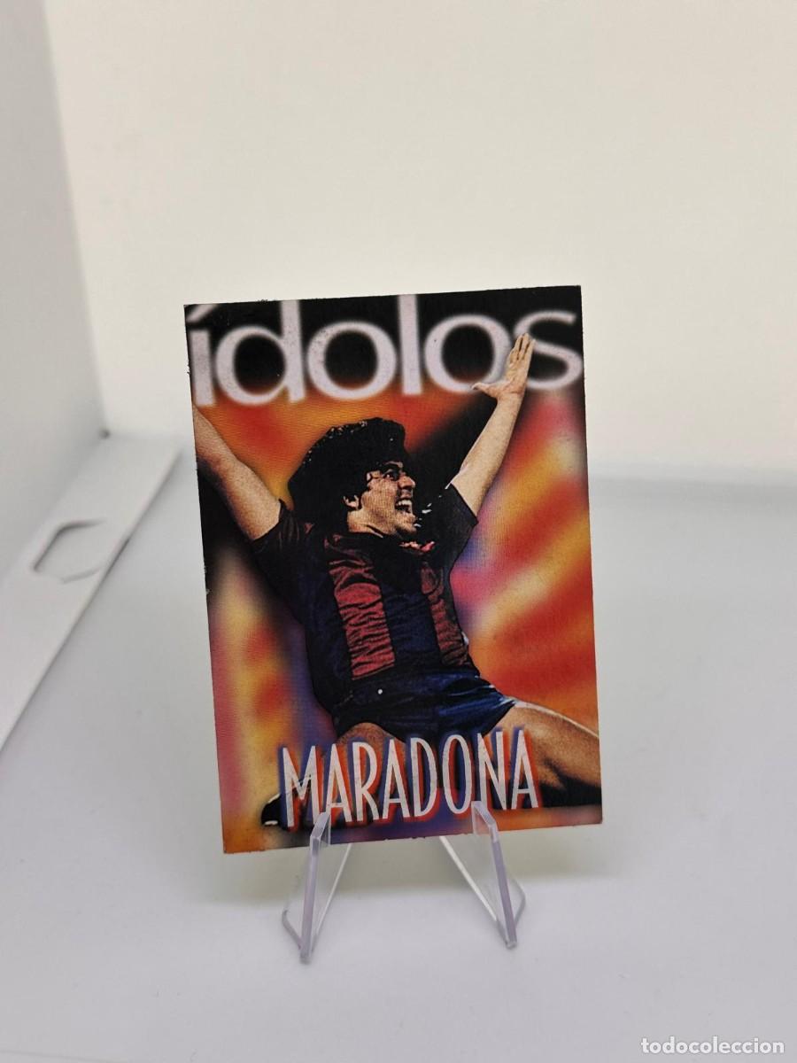 Cromos de f&uacute;tbol: Maradona 145 FC Barcelona Bar&ccedil;a Centenari Idolos 1998