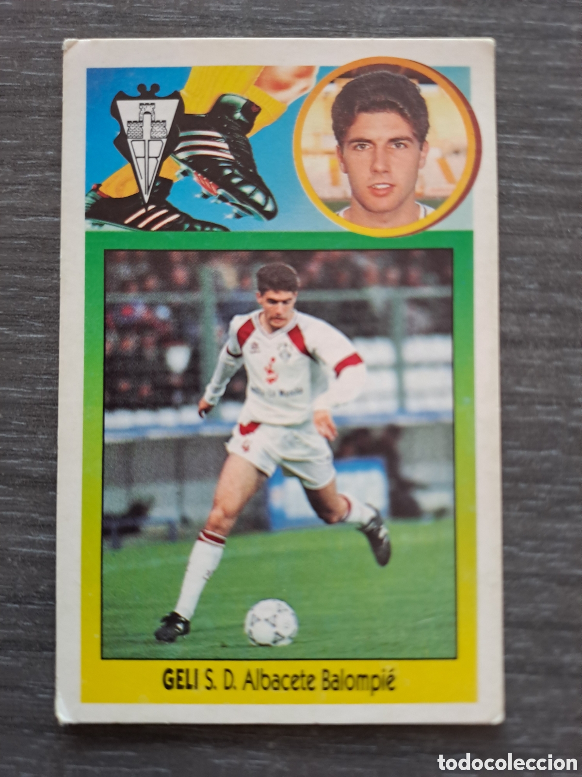 Cromos de f&uacute;tbol: LIGA ESTE 93-94 &mdash; GELI &mdash; ALBACETE Cromo original de Geli, jugador del Albacete Balompi&eacute;, pertenecie