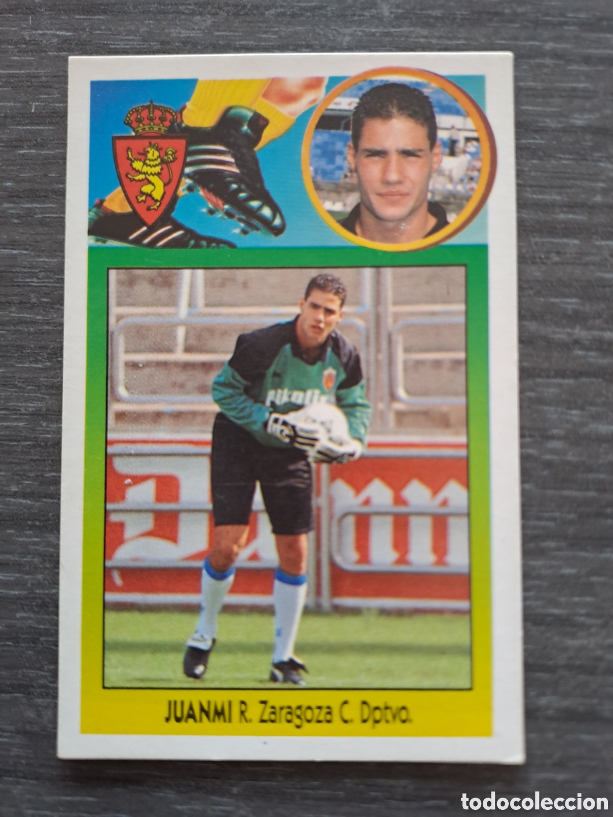 Cromos de f&uacute;tbol: LIGA ESTE 93-94 &mdash; JUANMI &mdash; ZARAGOZA &mdash; FICHAJE N&ordm; 27 Cromo original de Juanmi, jugador del Real Zara