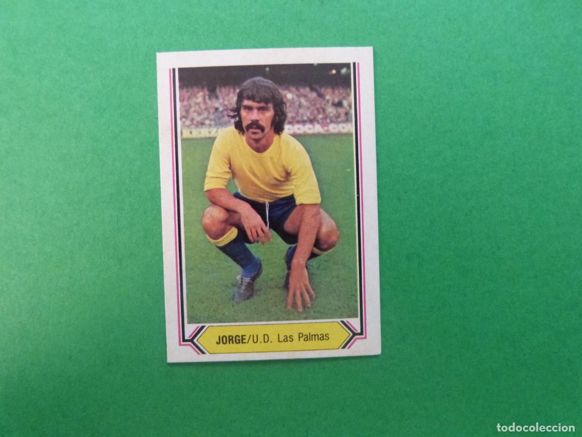Figurine di Calcio: CROMO F&Uacute;TBOL JORGE U.D. LAS PALMAS SIN PEGAR LIGA ESTE 1980-1981/80-81