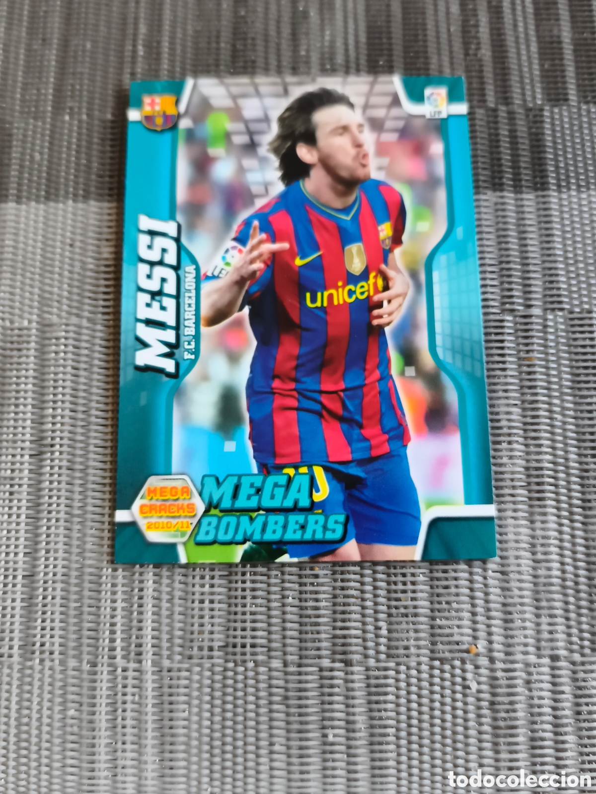 Figurine di Calcio: MESSI MEGA BOMBERS N&Uacute;M 397 DE LA COLECCI&Oacute;N DE MEGACRACK TEMPORADA 2010 / 2011