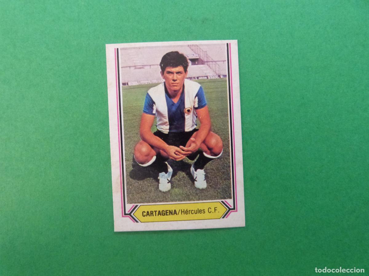 Figurine di Calcio: CROMO F&Uacute;TBOL CARTAGENA HERCULES C.F. SIN PEGAR LIGA ESTE 1980-1981/80-81