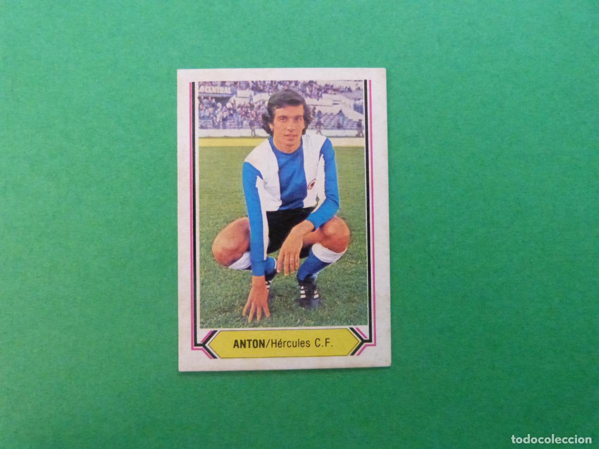 Figurine di Calcio: CROMO F&Uacute;TBOL ANTON HERCULES C.F. SIN PEGAR LIGA ESTE 1980-1981/80-81