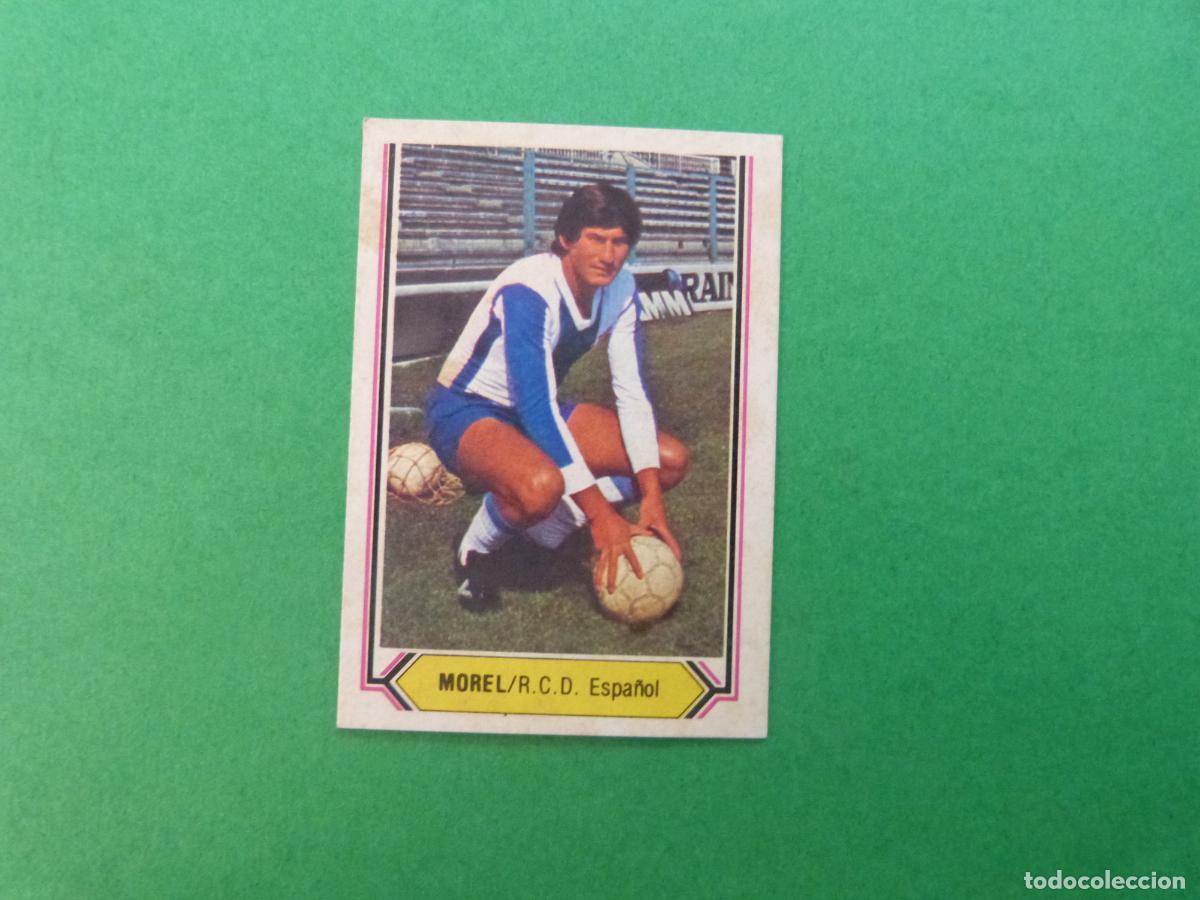 Cromos de f&uacute;tbol: CROMO F&Uacute;TBOL MOREL R.C.D. ESPA&Ntilde;OL-ESPANYOL SIN PEGAR LIGA ESTE 1980-1981/80-81