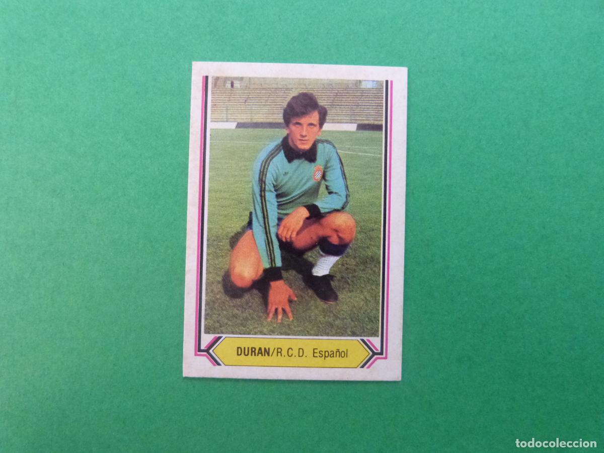 Cromos de f&uacute;tbol: CROMO F&Uacute;TBOL DURAN R.C.D. ESPA&Ntilde;OL-ESPANYOL SIN PEGAR LIGA ESTE 1980-1981/80-81