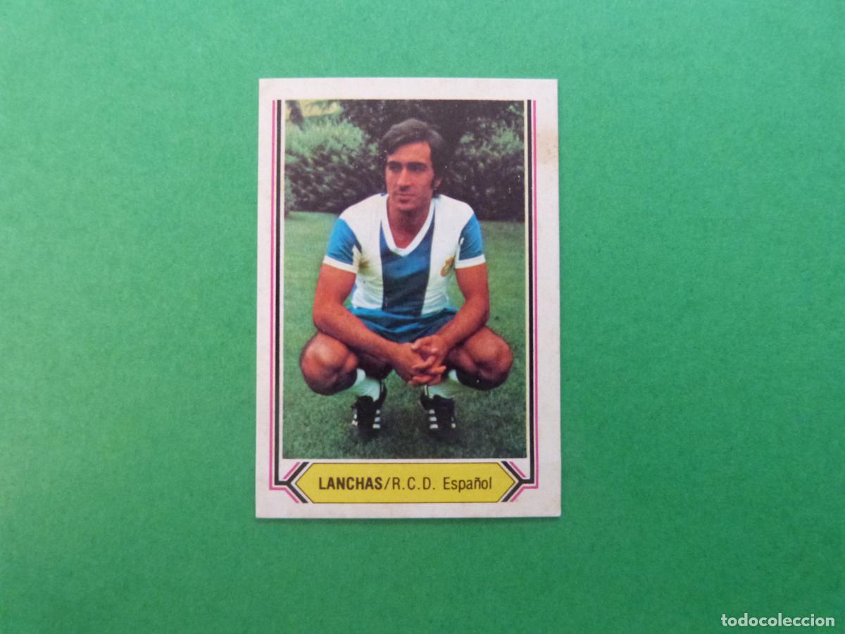 Cromos de f&uacute;tbol: CROMO F&Uacute;TBOL LANCHAS R.C.D. ESPA&Ntilde;OL-ESPANYOL SIN PEGAR LIGA ESTE 1980-1981/80-81
