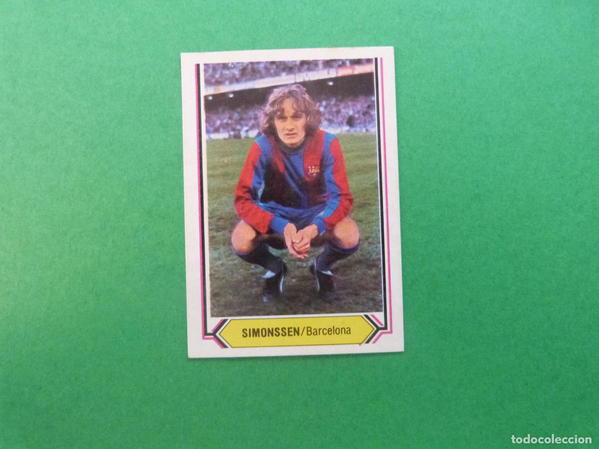 Cromos de f&uacute;tbol: CROMO F&Uacute;TBOL SIMONSSEN F.C. BARCELONA DESPEGADO LIGA ESTE 1980-1981/80-81