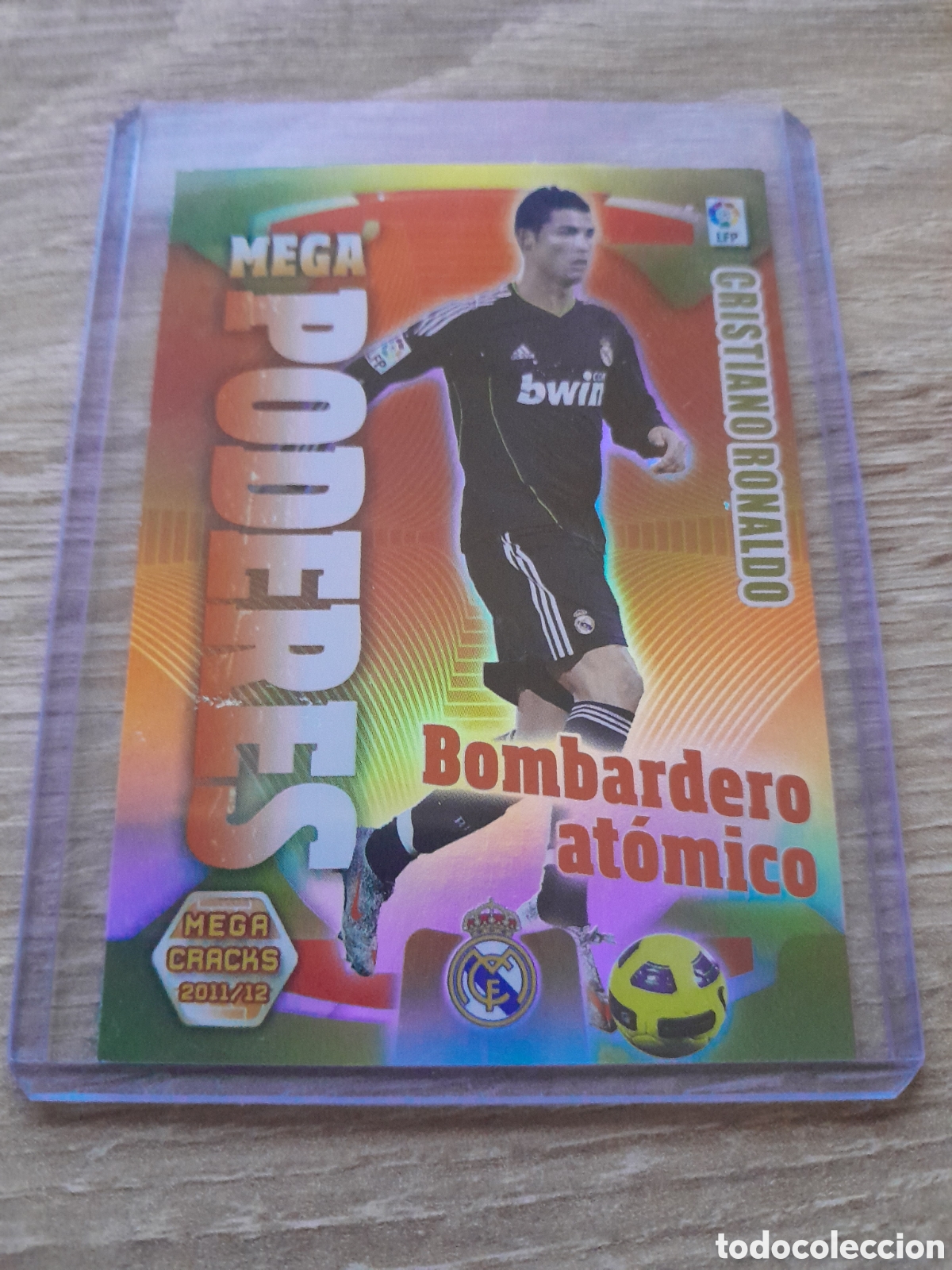 Cromos de f&uacute;tbol: n&ordm; 375 Cristiano Ronaldo mgk 2011-12 Real Madrid MEGAPODERES Megacracks 2011 2012