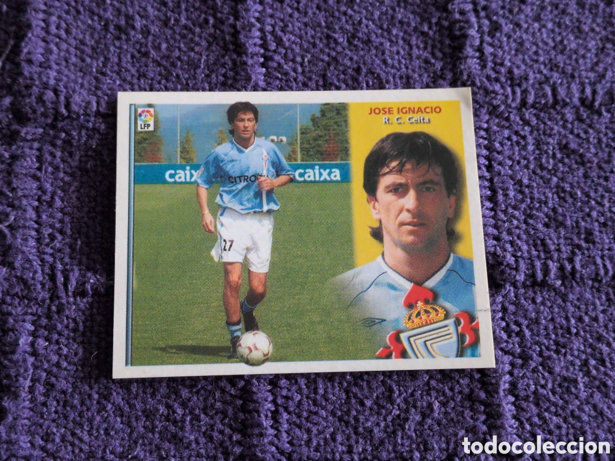 Cromos de f&uacute;tbol: JOSE IGNACIO CELTA FICHAJE 34 LIGA ESTE 2002/03 02 03 NUNCA PEGADO SIN PEGAR