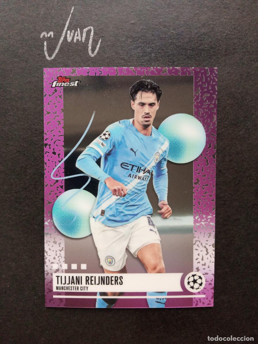 Cromos de f&uacute;tbol: N&ordm; 301 UNCOMMON REIJNDERS MANCHESTER CITY NETHERLANDS ⚽ TOPPS &reg; FINEST UEFA 2025 2026 25 26