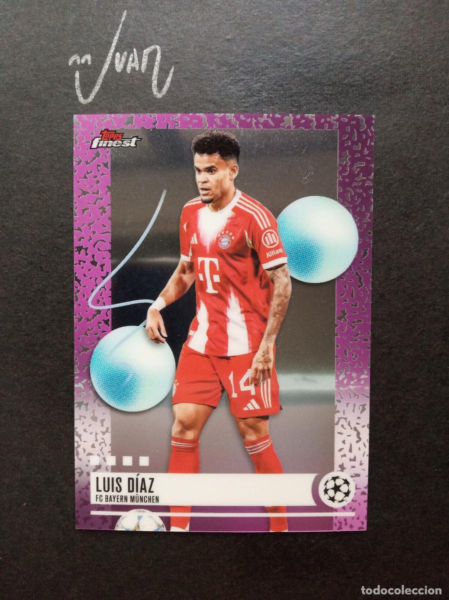 Cromos de f&uacute;tbol: N&ordm; 288 UNCOMMON LUIS DIAZ BAYER MUNICH COLOMBIA ⚽ TOPPS &reg; FINEST UEFA 2025 2026 25 26 NUEVO