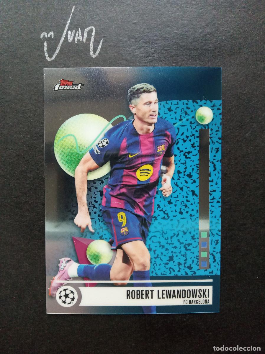 Cromos de f&uacute;tbol: N&ordm; 99 LEWANDOWSKI BARCELONA POLONIA⚽ TOPPS &reg; FINEST UCC UEFA CLUB COMPETITIONS 2025 2026 25 26 NUEVO