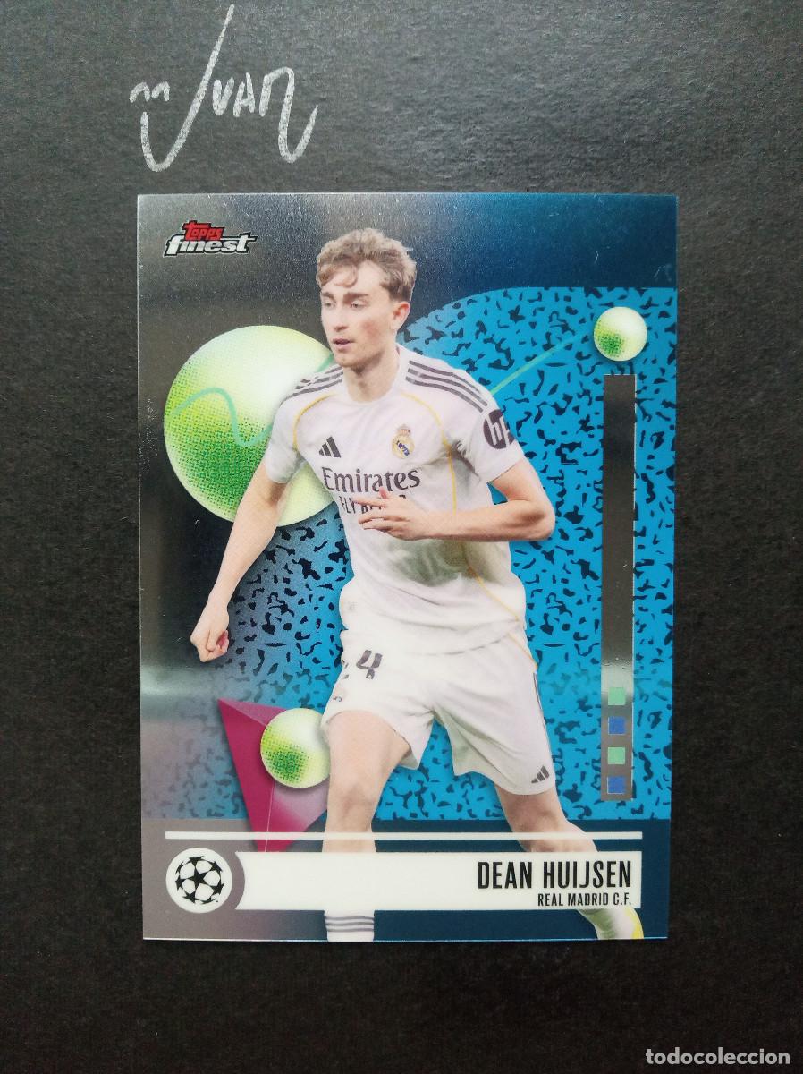 Cromos de f&uacute;tbol: N&ordm; 118 HUIJSEN REAL MADRID ESPA&Ntilde;A ⚽ TOPPS &reg; FINEST UCC UEFA CLUB COMPETITIONS 2025 2026 25 26 NUEVO