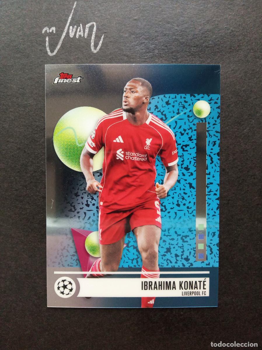 Cromos de f&uacute;tbol: N&ordm; 188 KONATE LIVERPOOL REAL MADRID 2027 27 ⚽ TOPPS &reg; FINEST UEFA CLUB COMPETITIONS 2025 2026 25 26