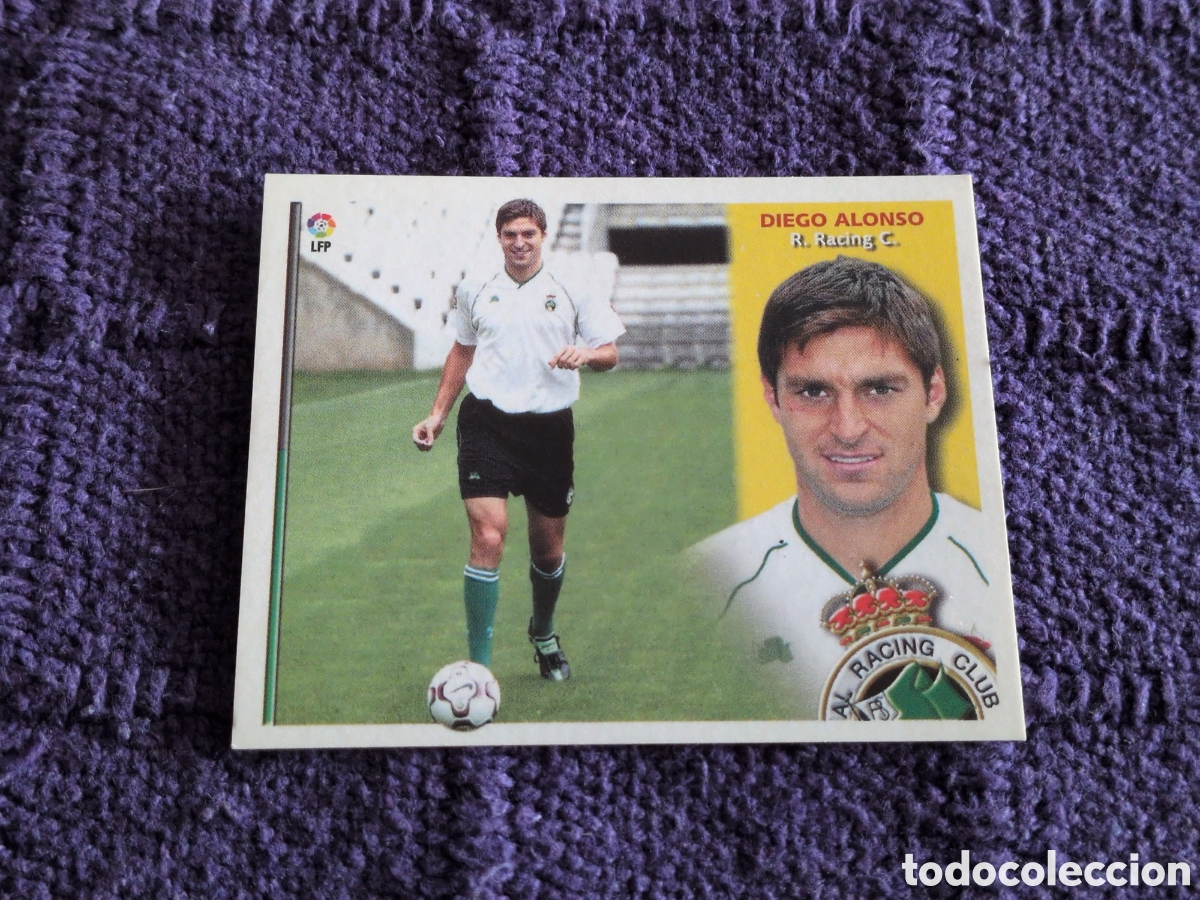 Football Stickers: ESTE 02 03 DIEGO ALONSO FICHAJE N&ordm; 1 BIS. NUNCA PEGADO SIN PEGAR