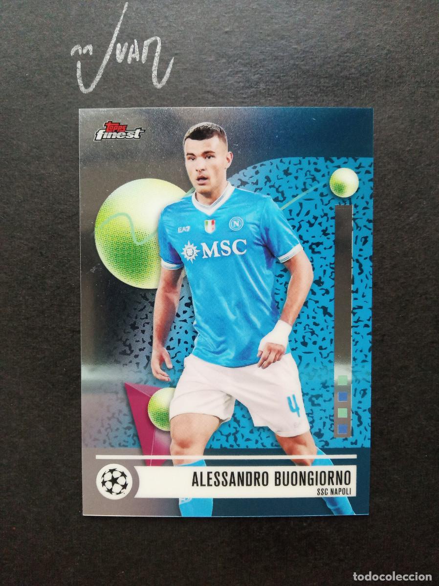 Cromos de f&uacute;tbol: N&ordm; 186 BUONGIORNO SSC NAPOLI ⚽ TOPPS &reg; FINEST UEFA CLUB COMPETITIONS 2025 2026 25 26